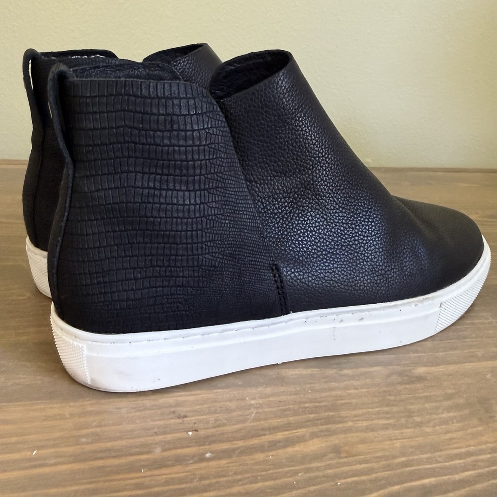 Birdies Womens 8.5 Black Leather Slip On The Falcon Slip On Fashion Booties‎ - Picture 4 of 8
